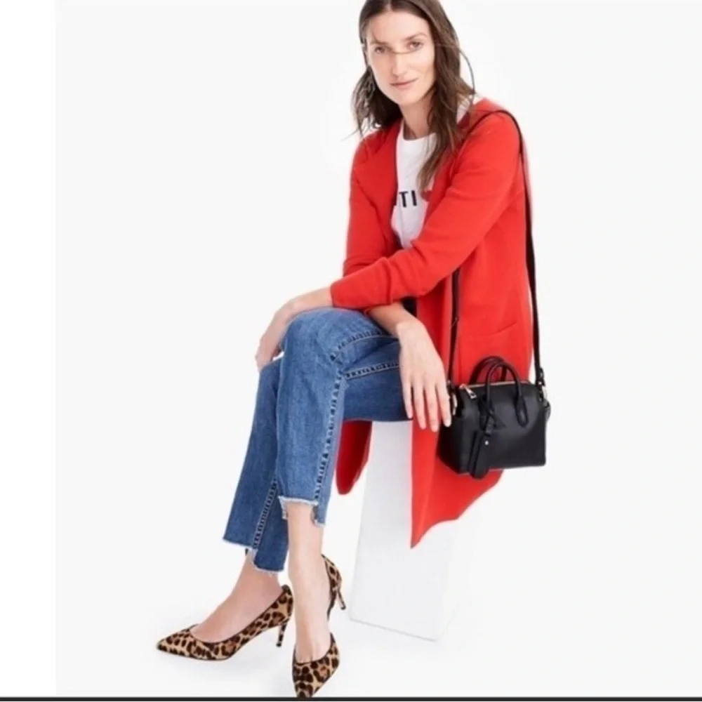 J. Crew Women's Red Cardigan NWT